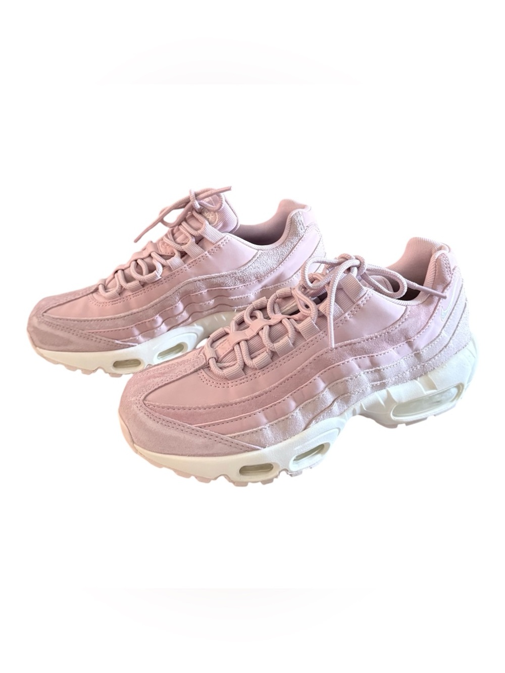 Nike Air Max 95 women’s 8.5 layered design pale pink sneakers